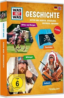 DVD: Was ist was: Geschichte – Ritter und Burgen, Seeräuber, Wikinger, Indianer