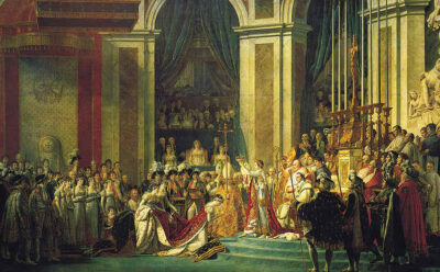 02.12.1804: Napoleon krönt sich in Paris zum Kaiser der Franzosen.