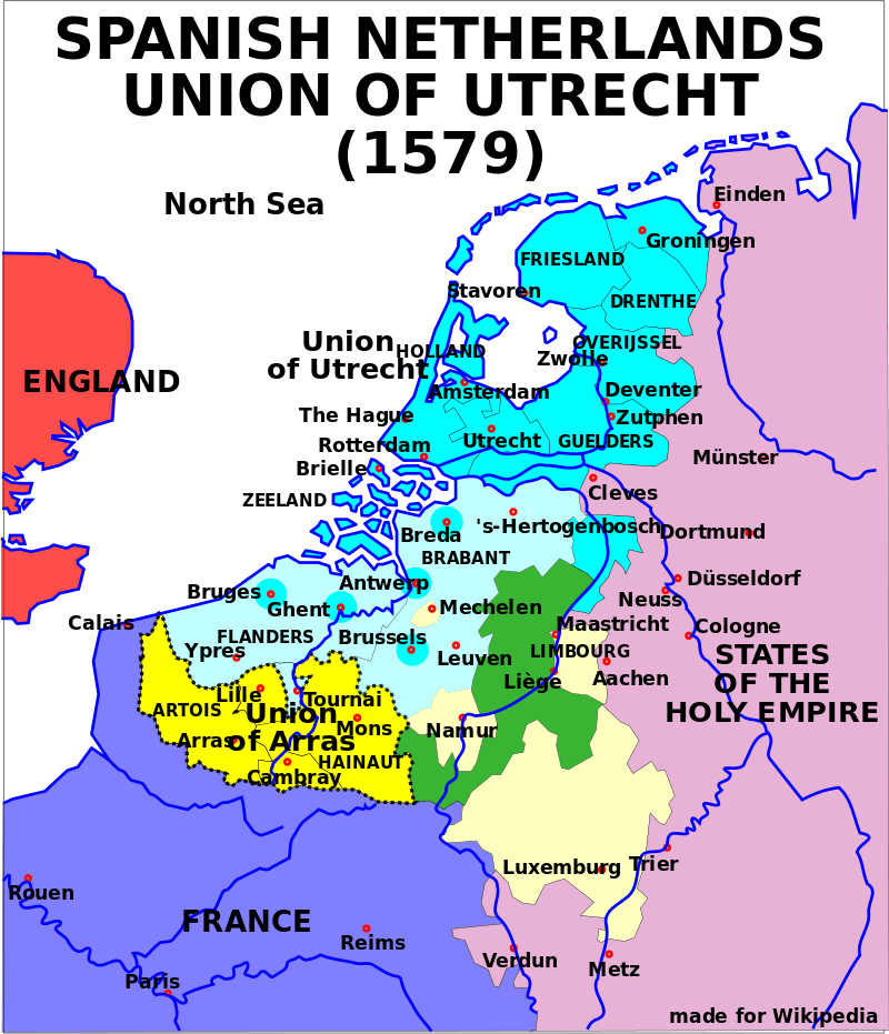 06.01.1579: Union von Arras wird gegr