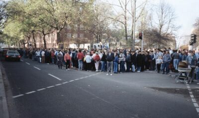 10.11.1989: Jubel und Freude nach Mauerfall