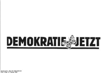 12.09.1989: Gründung von "Demokratie jetzt", Ein Teil der Prager Botschaftsbesetzer geht in DDR zurück
