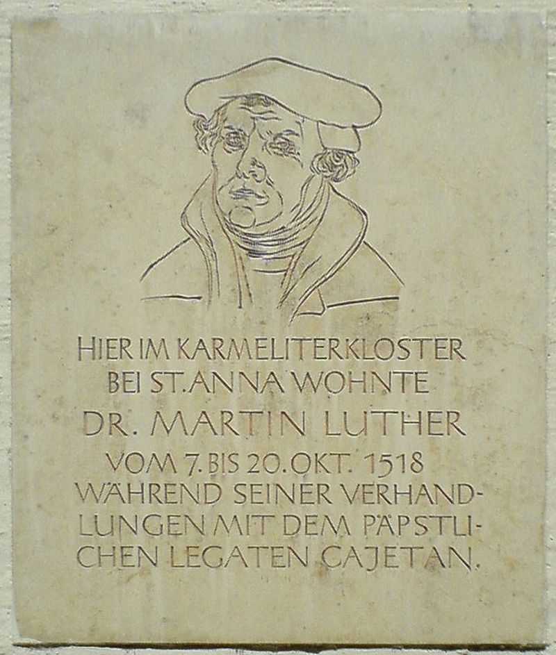 12.10.1518: Luther beim Verhör in Augsburg