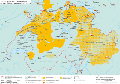 20.11.1531: Katholiken besiegen Protestanten in der Schweiz.