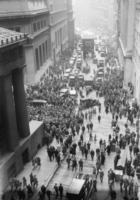 Pure Angst ließ die Wall Street kollabieren