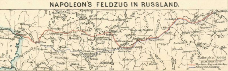 1812: Das Schicksal wendet sich gegen Napoleon.