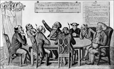 1819: Karlsbader Beschlüsse gegen Liberalismus und Nationalismus.