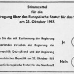 "Der geplatzte Traum von Europa - Die Saarabstimmung 1955" am 23.10.2025 im SWR